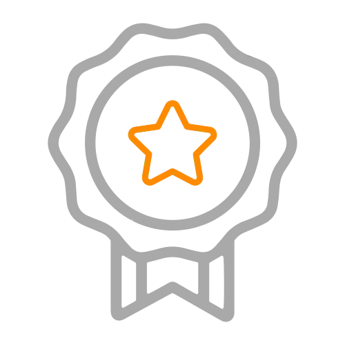 Licensed and regulated online casino badge