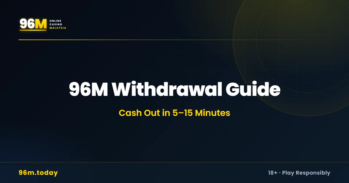 96M Casino withdrawal guide and processing times