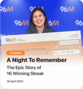 96M live casino winner Malaysia